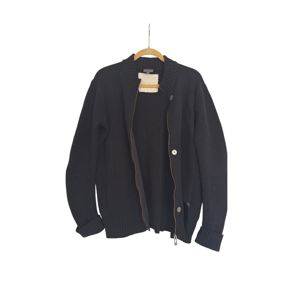 G-Star Raw Mens XL Cardigan Heavy Knit Sweater 100% Cotton Dressy Casual - Picture 3 of 9